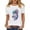 White#1, variant on Tnhcen Women's Animal Print Short Sleeve Crewneck T-Shirt - Summer Casual Basics Back to School Essentials Plus Size Friendly (S-2XL) Cotton Top