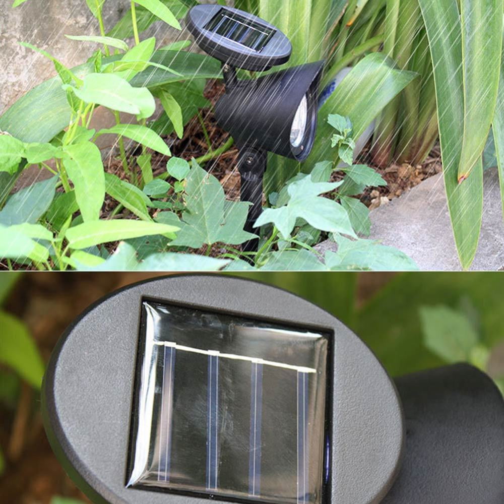 Solar Lawn Spotlight 3LED Garden Light Outdoor Waterproof Landscape