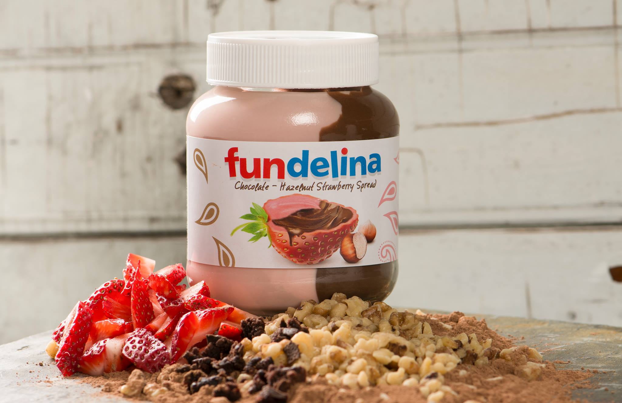 Fundelina Hazelnut Spread Multi pack with Strawberry, Banana and Vanilla