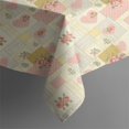 thumbnail image 5 of Pioneer Flower Floral Print Pattern Square Tablecloth, Waterproof Wipeable Spillproof Washable Table Cover for Home Kitchen Party and Daily Decor 60"x60", 5 of 6