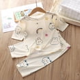 thumbnail image 2 of Baby Toddler Kids Pajamas Set Pjs 2pcs 18M-8Y for Boys Girls 6 9 12 18 24 Months Pajamas Dailywear Set Casual Homewear,5-6 Years, 2 of 6