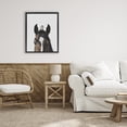 thumbnail image 3 of Stupell Industries Contemporary Quiet Companion Horse & Bird Black Floating Frame Canvas Art, 17 x 21, by Svetlana Aleynikova, 3 of 8