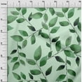 thumbnail image 3 of oneOone Georgette Viscose Mint Green Fabric Ocean Underwater Life Fabric For Sewing Printed Craft Fabric By The Yard 42 Inch Wide, 3 of 4