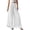White wide leg palazzo pants a1, variant on Cagogo Women's High Waisted Palazzo Pants Flowy Casual Long Trousers Summer Travel Beach Lounge Wide Leg Elastic Waist Cropped Bloomer Fashion, Green 2XL