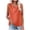 Red, variant on Summer Womens Tops 2024 Plus Size Fashion Loose Casual All-round Neck Short-sleeved Cotton Linen Blouse