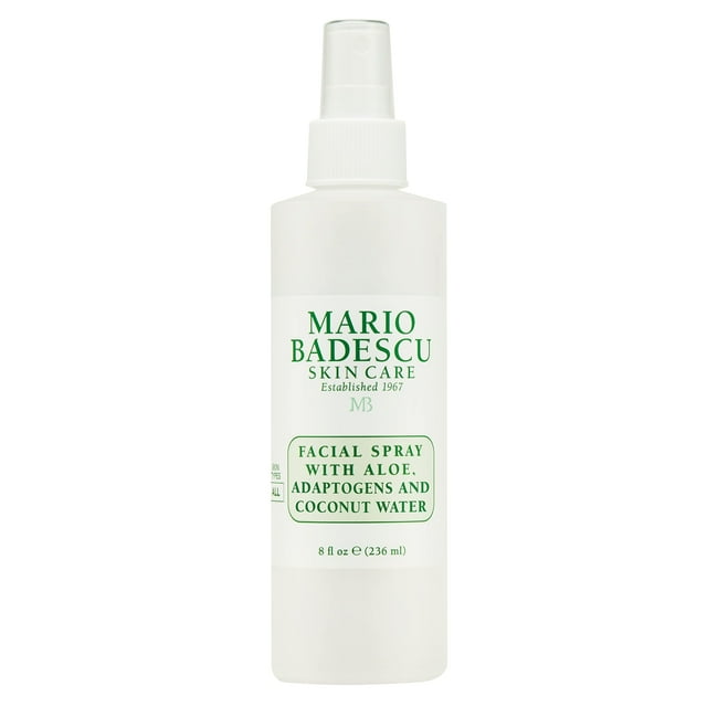 Spray facial con adaptógenos de aloe y agua de coco de Mario Badescu para mujeres - Spray de 8 oz