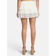 thumbnail image 4 of Madden NYC Women's Tiered Lace Mini Skort, Sizes XXS-XXL, 4 of 6