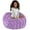 Bellflower Purple, variant on Jaxx Saxx 3 Foot Bean Bag Chair For Kids - Faux Fur - Fun Colors Rose Quartz
