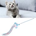 thumbnail image 4 of Cat Tassel Stick, Cat Interactive Toy Safe Pet Funny Toy Cat Bell Stick  For Pet Cat Blue, 4 of 8