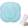 thumbnail image 1 of Powder Puff Holder - Cotton Pad Silicone Case, Cosmetic Puff Stand | Makeup Puff Dispenser with Buckle Small Storage Box, 1 of 5