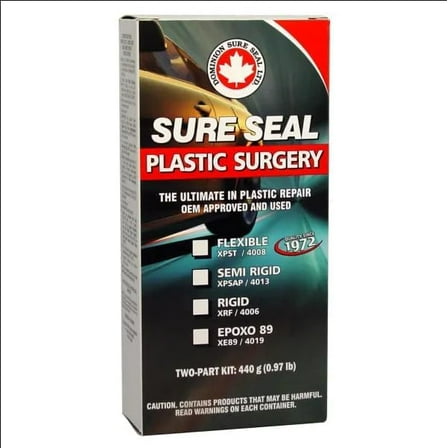 Dominion Sure Seal 400801 Plastic Surgery Series 2-Component Flexible Epoxy Adhesive Filler, 2 lb, Liquid