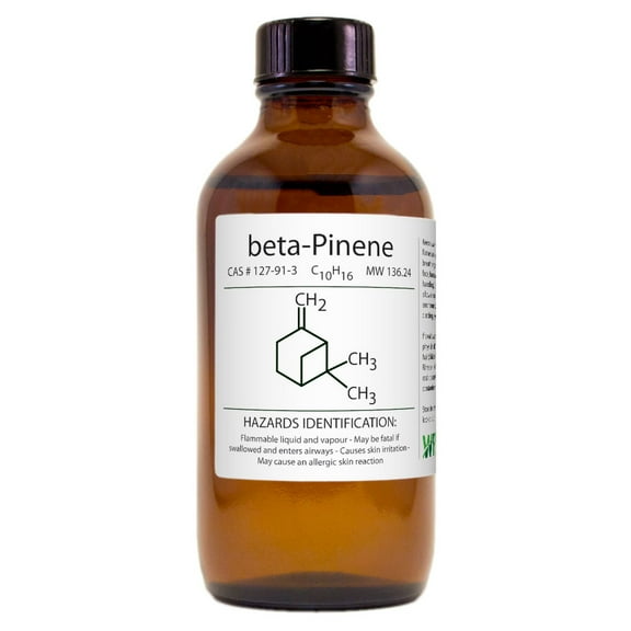 GreenHealth beta-Pinene 4 fl oz Amber  Glass Bottle with Cap