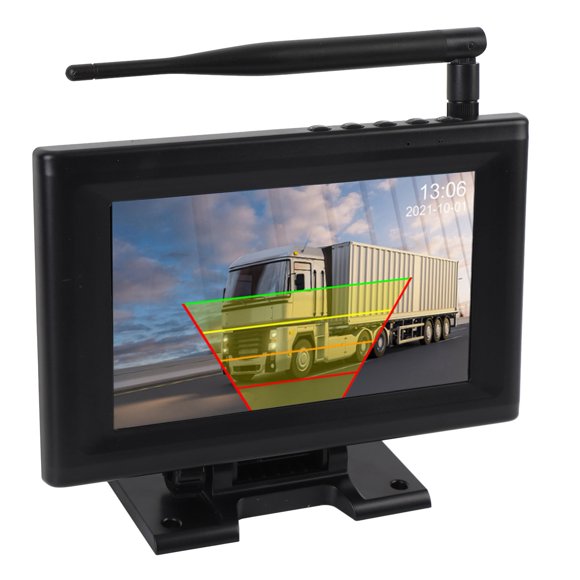 RV Wireless Backup Camera, Trailer Reverse Rear View Camera Widely 7 Inch HD Display for Boat