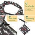 thumbnail image 3 of Bolsas de Comestibles, Reutilizables, Plegables, Paquete de 10, Bolsa de Compras, 50 Libras, Antidesgarro Extragrande, Almacenamiento Lavable una MáQuina, 3 of 8