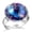 Multi 3, variant on Purple Flower Field Black Cat Stainless Steel Rings for Women, Open Adjustable Ring Promise Ring Jewelry Gifts