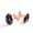 Color 1, variant on PhooArto Men's Classic Stainless Steel, Colorful Unicorn Butterflies Pattern Cufflinks Business Wedding Shirts, Rose Gold