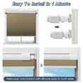Keego No Drilling Cordless Cellular Shades Window Blinds Easy Installation Heat