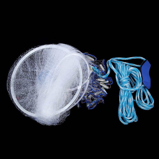 Durable One-Finger Mesh Fishing Cast Net, Fishing Accessories, For Large And Small Fish Farm Pond Outdoor 3.6m