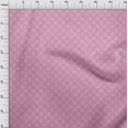 thumbnail image 4 of oneOone Rayon Pink Fabric Asian Tile Sewing Material Print Fabric By The Yard 56 Inch Wide, 4 of 4