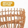 thumbnail image 3 of HEALEEP Simulated Rattan Lampshade 1Set Light Brown Rustic Style Homeowners Decoration, 3 of 7
