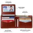 thumbnail image 5 of Alpine Swiss Connor Executive Bifold Wallet | Business Passcase for Men | Premium Leather | Dual ID Windows | RFID Blocking | Gift Box Included, 5 of 7