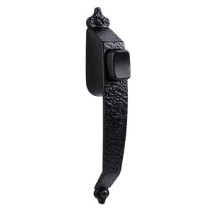 Wright Products Steel Colonial Push Button Door Latch, Black