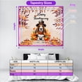thumbnail image 5 of Happy Thanksgiving Basset Hound Welcome Thankful Fall Autumn Pumpkin Tapestry Bassets Dog Breed Lovers Gifts Idea Wall Hanging Backdrop Home Decor - 02021, 5 of 5