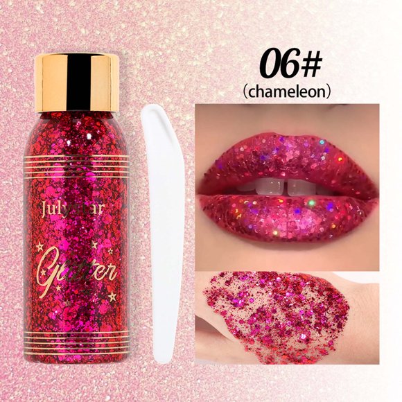 RKSTN Fard à Paupières Beauté & Soins Personnels Poudre Diamant Explosion Style Éblouissant Maquillage de Boîte de Nuit Paillettes Yeux 30ml