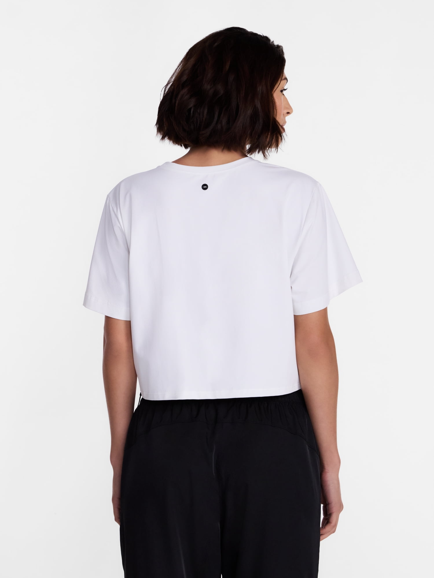 Avia Women's Cropped Boxy Tee with Short Sleeves, Sizes XS-XXXL