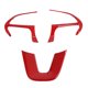 thumbnail image 2 of Reemplazo de la cubierta del volante de 3 piezas para Dodge Challenger Charger Durango 2015-2019Rojo, 2 of 5