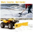 thumbnail image 5 of PPOLB Universal ATV/UTV Snow Plow Kit - 48"/60" Steel Blade, 5-Position Angle, Heavy-Duty Frame, Quick Mount (Winch Sold Separately) - Yellow, 5 of 7