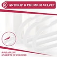 thumbnail image 5 of Velvet Hangers Flocked Clothes Heavy Duty Premium Non-Slip Hangers (30/50 Pack), 5 of 11