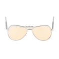 thumbnail image 2 of 1/6 Scale Sunglasses, Male And Female Sun Glasses, Alloy Retro Glasses, for 12inch Action Figures Accessories - White, 2.6x2.3cm, 2 of 10