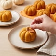 thumbnail image 6 of Dmlowu Thanksgiving Fall Silicone Molds, 6 Cavity Pumpkin Maple Leaf Mini Muffin Pan, Food Grade Holiday Baking Essentials for Chocolate Candy Pie Dessert, 6 of 6