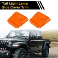 thumbnail image 3 of Cubierta de Lámpara Trasera para Jeep Wrangler JL JLU 2018-2024 y Gladiator JT 2020-2024 ABS Naranja, 3 of 6