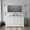 White, variant on Dukes 48 in. W x 22 in. D Dark Grey Single Bath Vanity and Cultured Marble Top