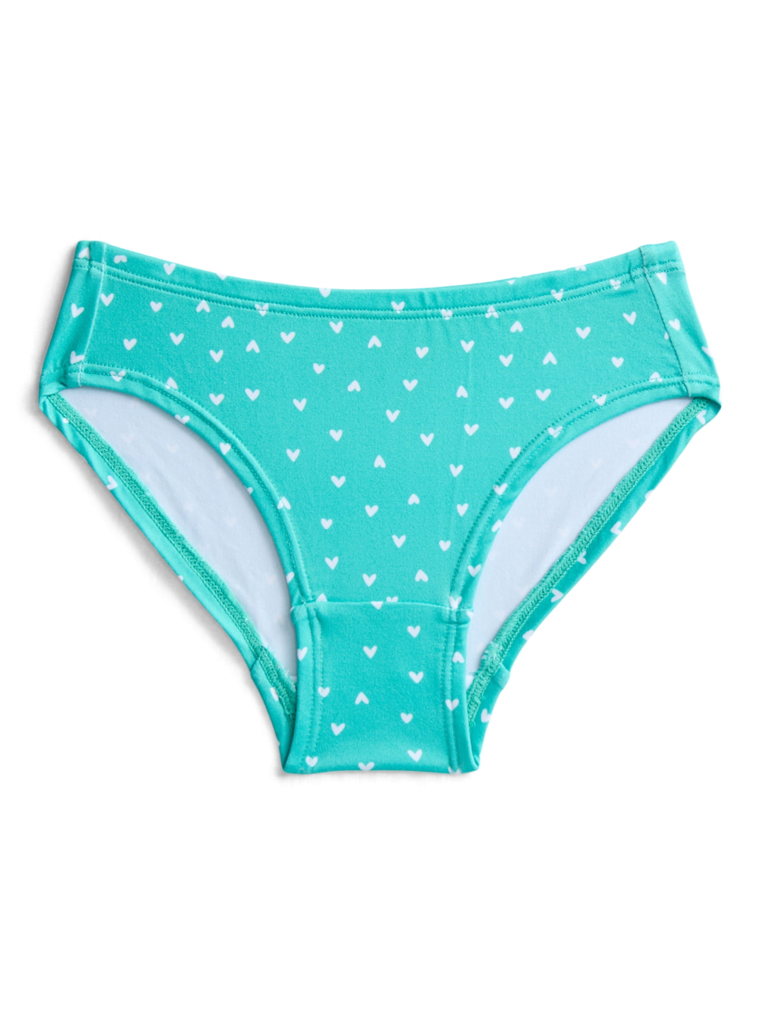 Wonder Nation Girls Premium Hipster Underwear, 5-Pack, Sizes S-XL