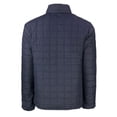 thumbnail image 3 of Men's Cutter & Buck Heather Navy Tacoma Rainiers Rainier PrimaLoft Eco Insulated Full-Zip Puffer Jacket, 3 of 3