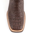 thumbnail image 2 of FERRINI Men's Hornback Caiman Dakota Toe Boots, Color: Chocolate, Size: 9.5-EE (1049309095EE), 2 of 6