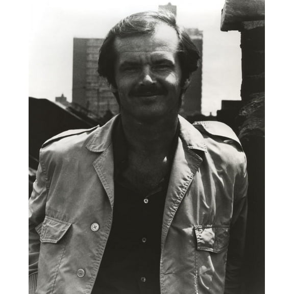 Jack Nicholson with a moustache Photo Print (24 x 30)