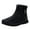 Black, variant on Mens Snow Boots Waterproof Winter Boots for Men Lined Warm Ankle Boots Zipper Closure Slip on Outdoor Boot(Black,10.5)