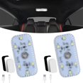 thumbnail image 1 of Piezas Luces Interiores de Coche, Lámpara Interior de Coche con Interruptor Táctil Monocromático, Luces Interiores de Coche LED Inalámbricas con Puerto USB para Coche Camión Furgoneta Autocaravana Bar, 1 of 5
