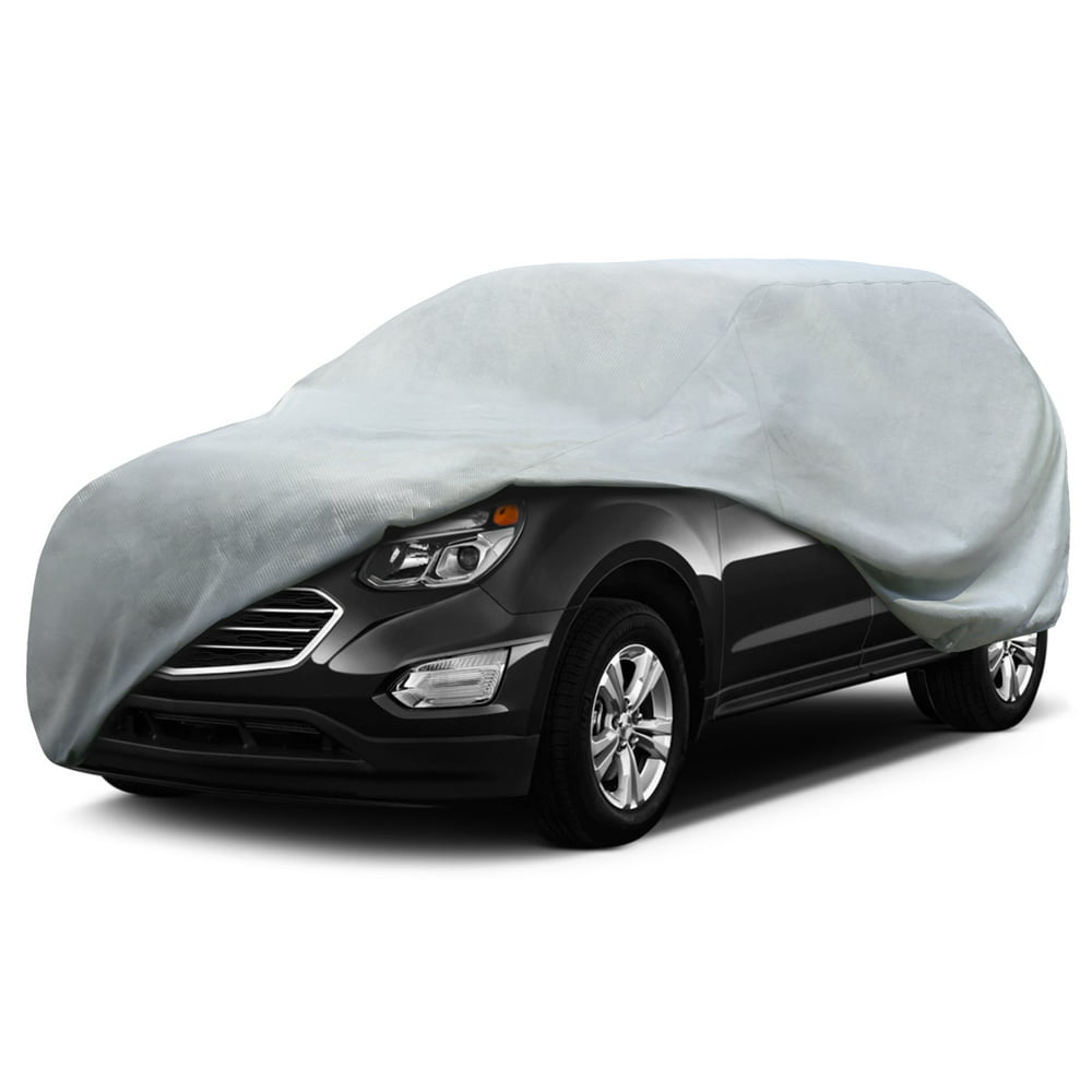5 Layer Car Cover for SUV with Windproof Straps Up to 186" Outdoor Indoor All Weather