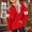 Red, variant on Tranfacy Middle Big Kids Boys Girls Fall Winter Hooded Sweatshirts Pullover Warm Long Sleeve Round‑Neck with Pocket Daily Outfit Tops for 3‑13 Years Old