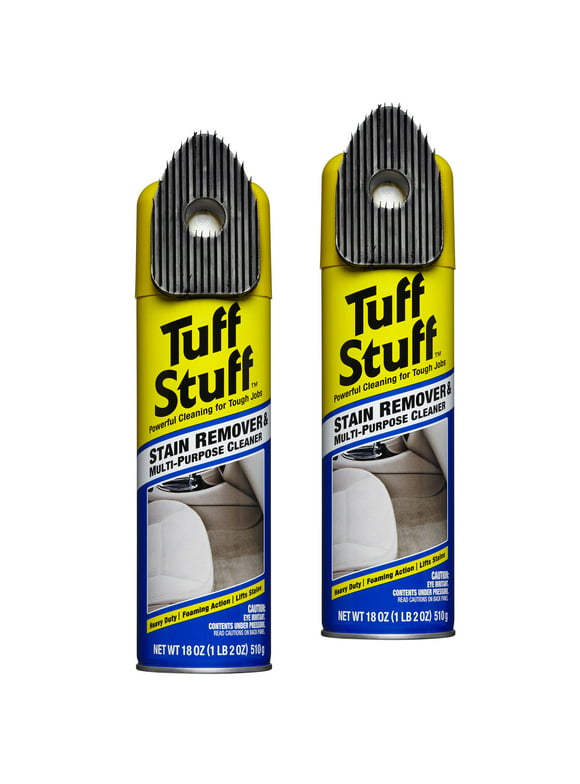 Tuff Stuff Multi-Purpose Foam Cleaner and Stain Remover, 18 Oz. (2-PACK)