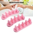 thumbnail image 3 of High-Quality Materials Exquisite Craftsmanship Nail Training Tools, Nail Practice Base, For Home Beauty Salon, 3 of 8