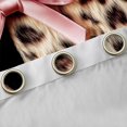 thumbnail image 4 of Erosebridal Abstract Leopard Print Blackout Curtains Set of 2 (52x84 Each) For Kids,Classic Cheetah Pattern Letter C Monogram Window Curtains, 4 of 7