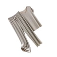 thumbnail image 2 of Conjunto de pijama de seda Minnieouse para Mujer Gris claro 2XL, 2 of 6