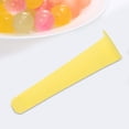 thumbnail image 4 of DIY Ice Cream Popsicle Maker - 10-Piece Yellow Silicone Mould Set for Homemade Ice Pops and Cubes, 4 of 8