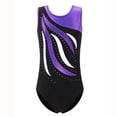 thumbnail image 4 of Weebloom Gymnastics Leotards For Girls Dance Romper Long Sleeve High Elasticity With Embroidery Printing Performance Practice Loose Summer Jumpsuit For Girls 4-12 Years, 4 of 4